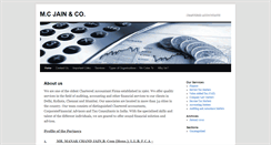 Desktop Screenshot of mcjainandco.com
